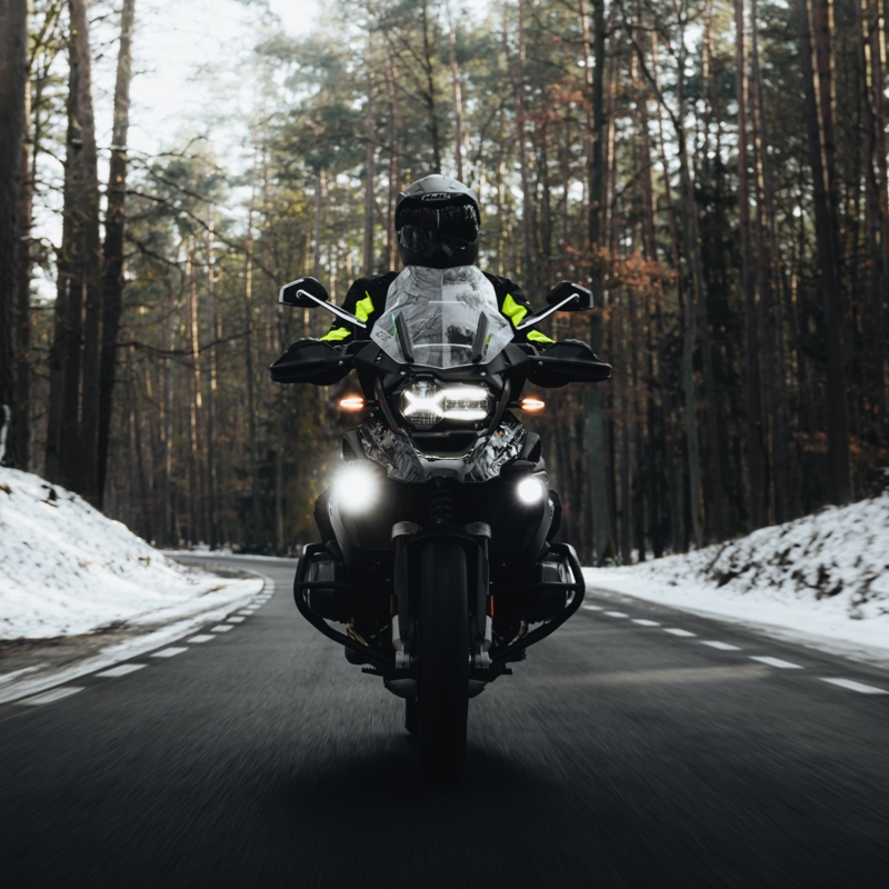 Veste de moto Rebelhorn Hardy II noir-jaune fluo soldes