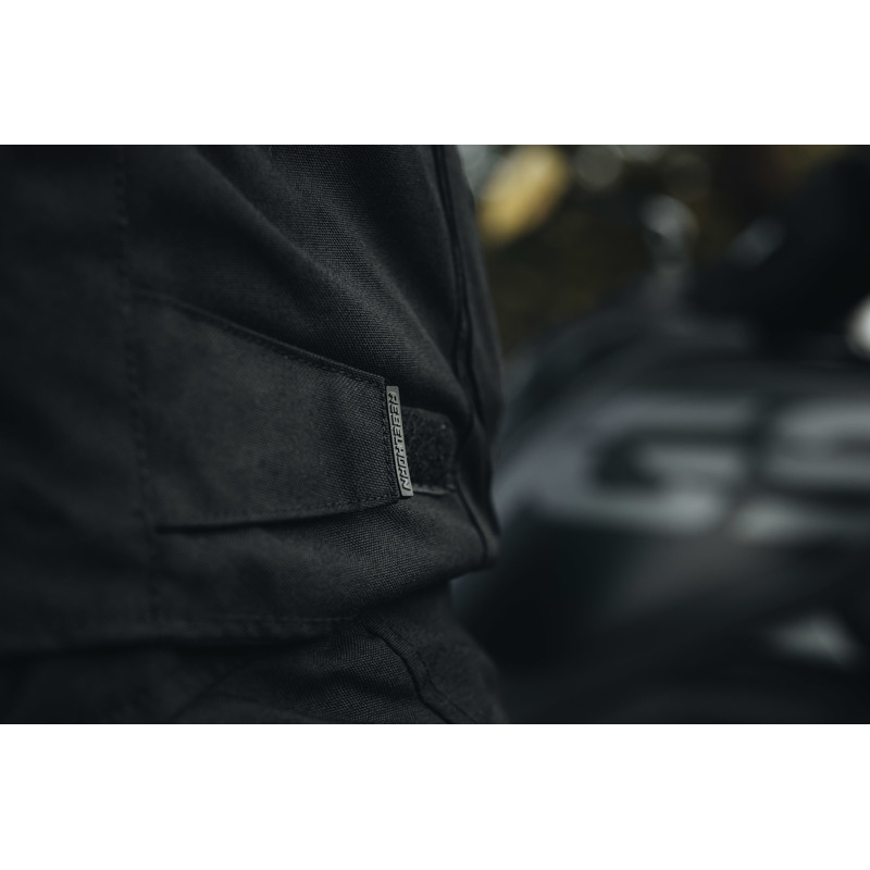 Veste de moto Rebelhorn Hardy II noir-jaune fluo soldes