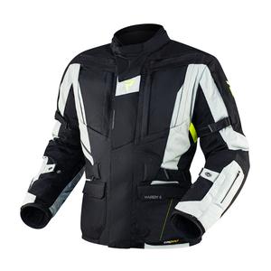 Veste de moto Rebelhorn Hardy II gris-noir-jaune fluo soldes