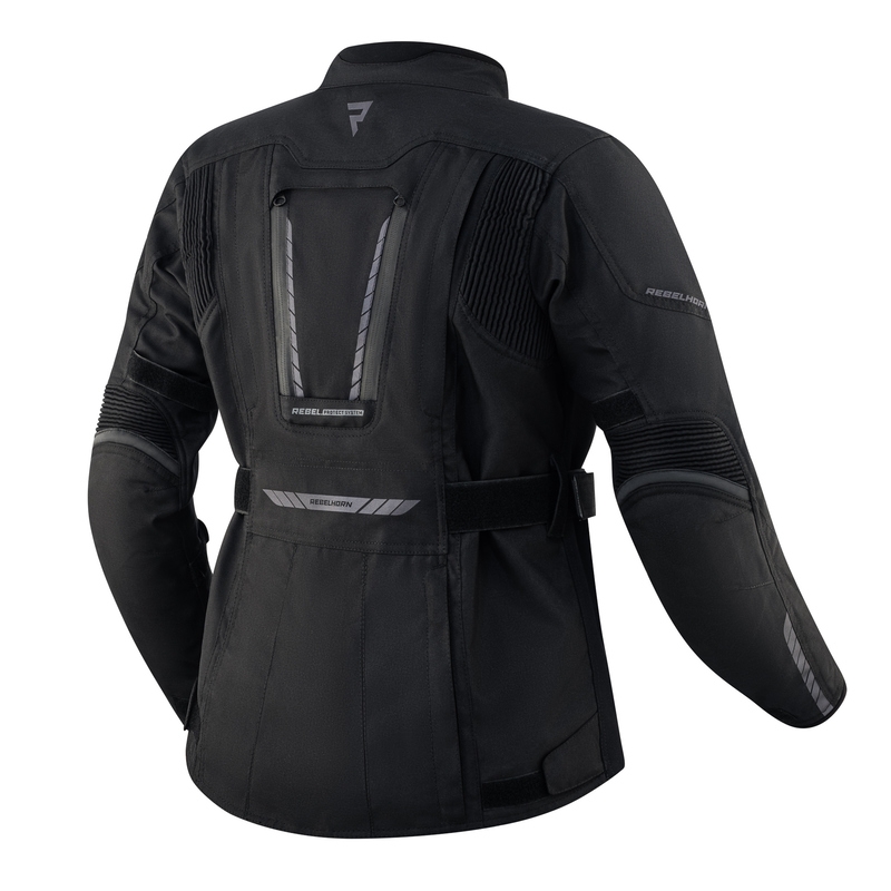 Veste moto pour femmes Rebelhorn Hiker III noir soldes