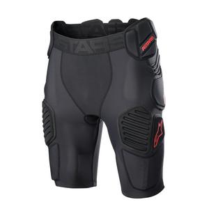 Short de motocross Alpinestars Bionic Pro noir et rouge