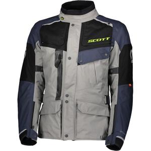 Veste moto SCOTT Voyager Dryo gris-bleu