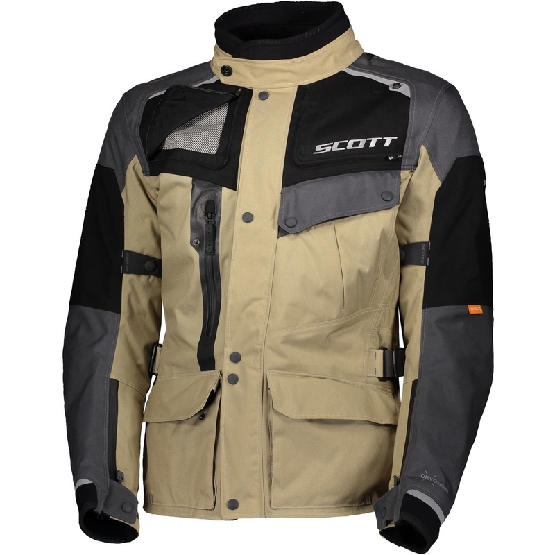 Veste moto SCOTT Voyager Dryo marron-gris