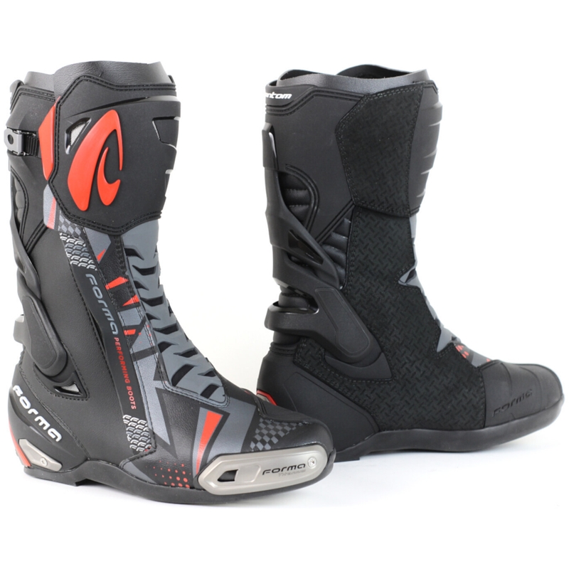 Bottes de moto Forma Phantom noir-gris-rouge