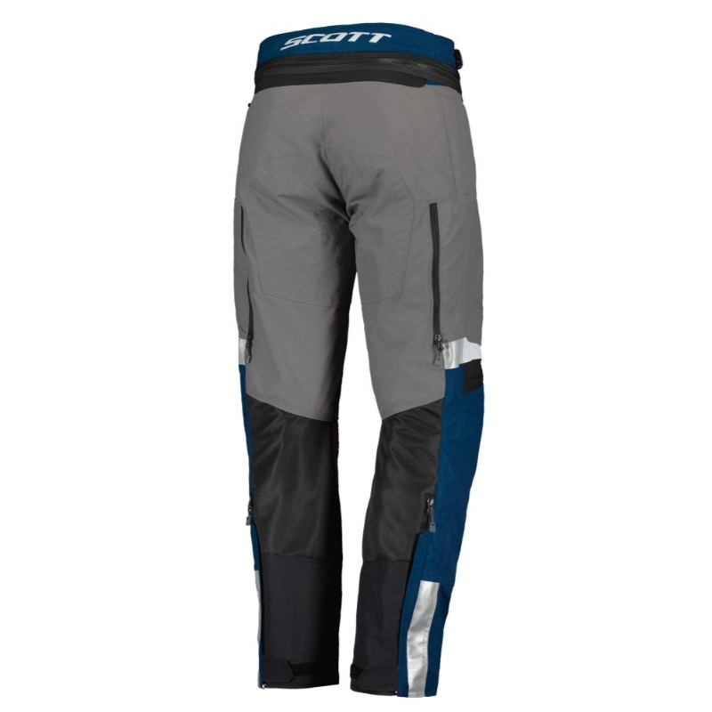 Pantalon de moto SCOTT Dualraid Dryo bleu-gris soldes