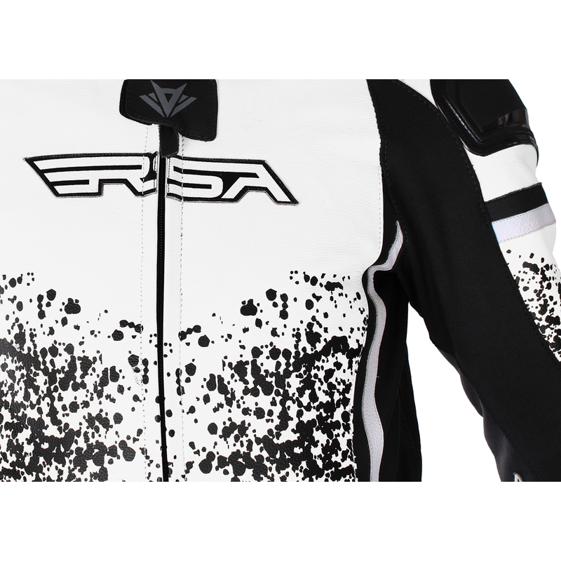 Combinaison de moto RSA GT2 noire et blanche soldes