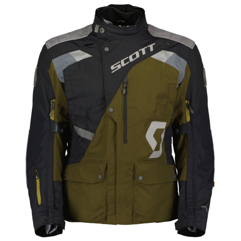 Veste moto SCOTT Dualraid Dryo marron-noir