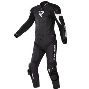 Combinaison de moto Street Racer Fast Track 2 noire soldes