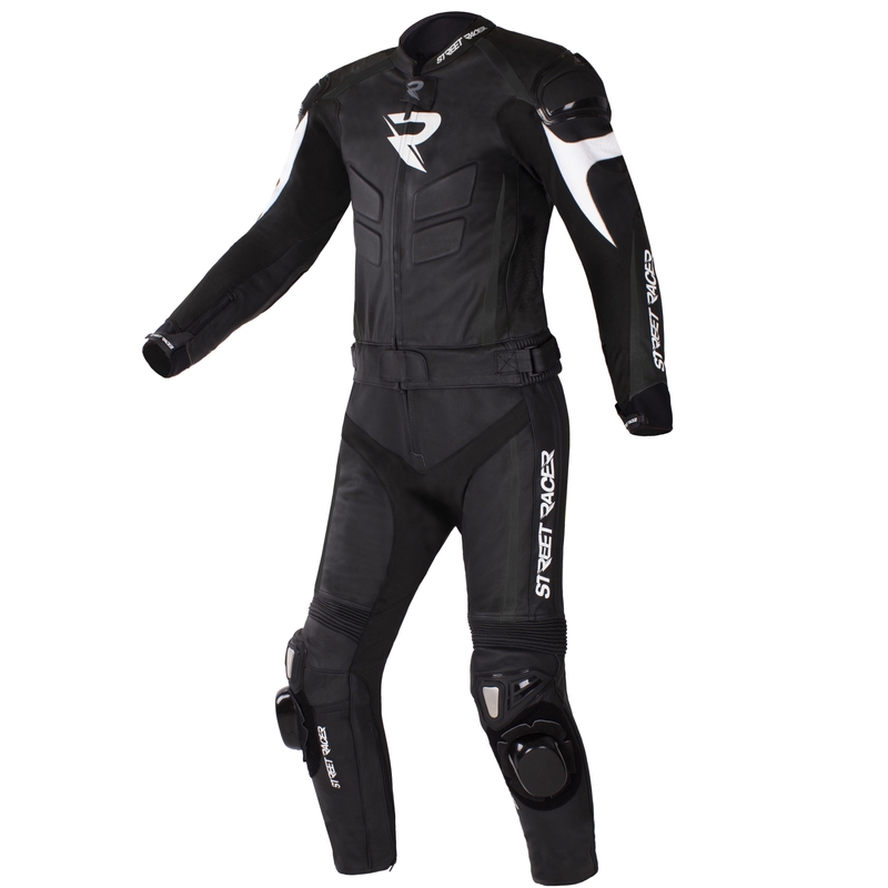 Combinaison de moto Street Racer Fast Track 2 noire soldes