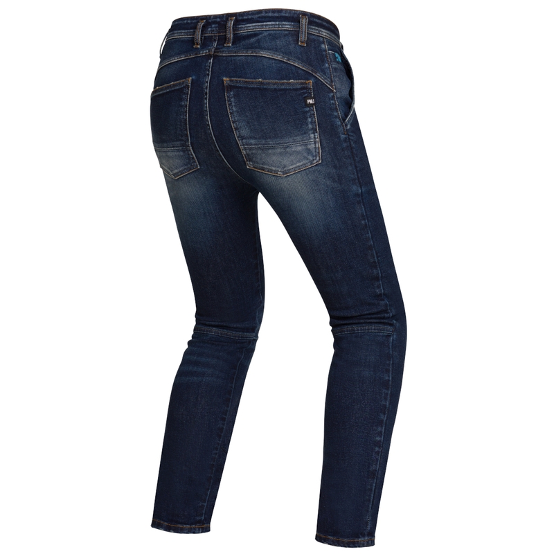 Jeans moto PMJ Russel bleu soldes