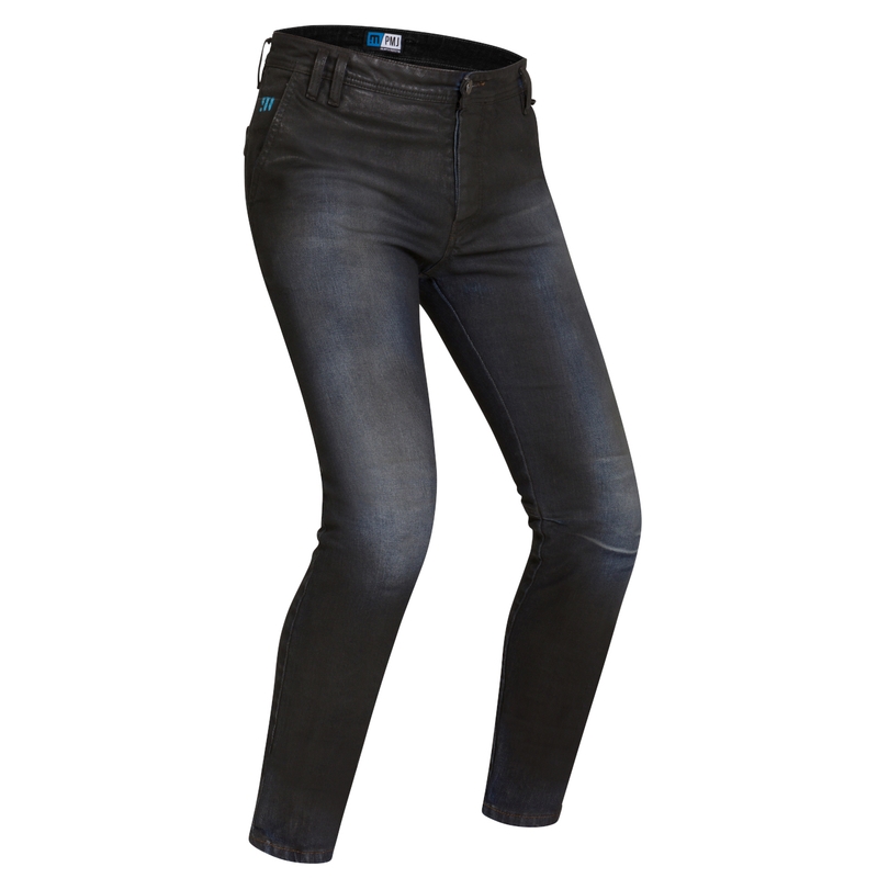 PMJ Russel Tarmac Black Motorcycle Jeans soldes