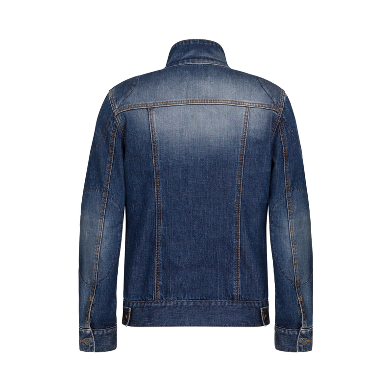 Veste de moto PMJ Lucy bleu soldes