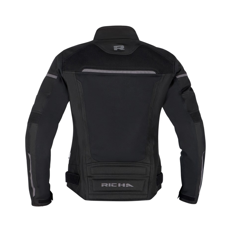 Veste de moto RICHA Airstorm WP Black pour femme soldes
