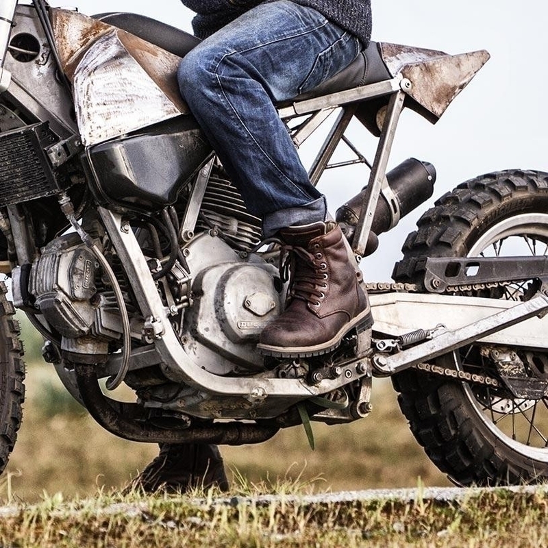 Bottes de moto Stylmartin Ace marron