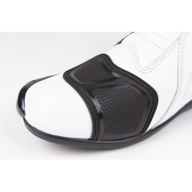 Bottes de moto RSA GP-01 noir et blanc