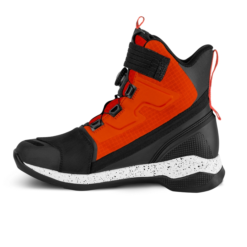 Bottes moto Shima Takeshi noir-rouge