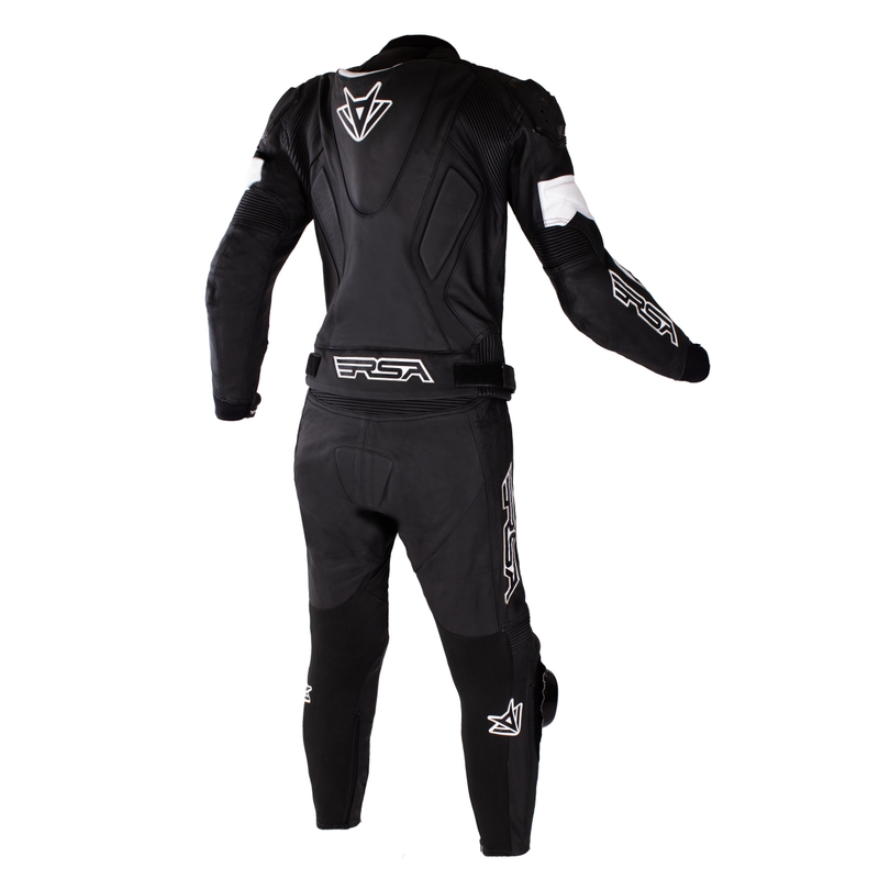 Combinaison de moto RSA GPX 2 noir et blanc soldes