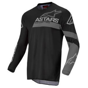Maillot motocross enfant Alpinestars Racer Graphite noir et gris
