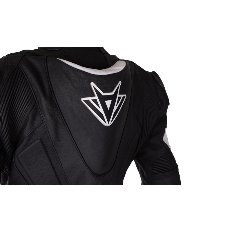 Combinaison de moto RSA GPX 2 noir et blanc soldes
