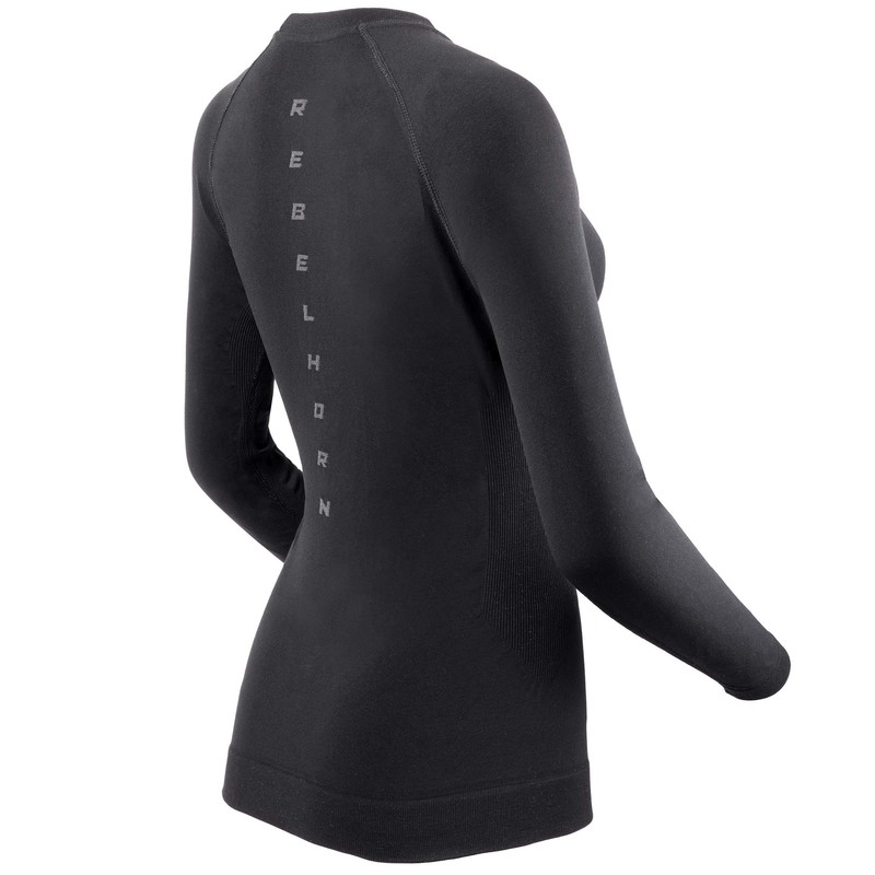 Rebelhorn Freeze II T-Shirt thermique pour femmes Noir