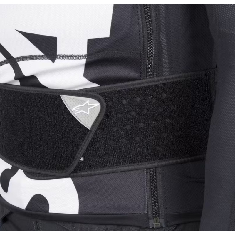Alpinestar Sequence Protection Protège-corps noir, blanc et rouge