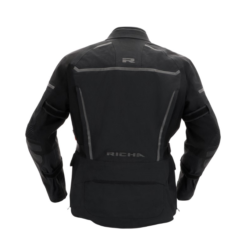 Veste moto RICHA Atlantic 2 Gore-Tex noir soldes
