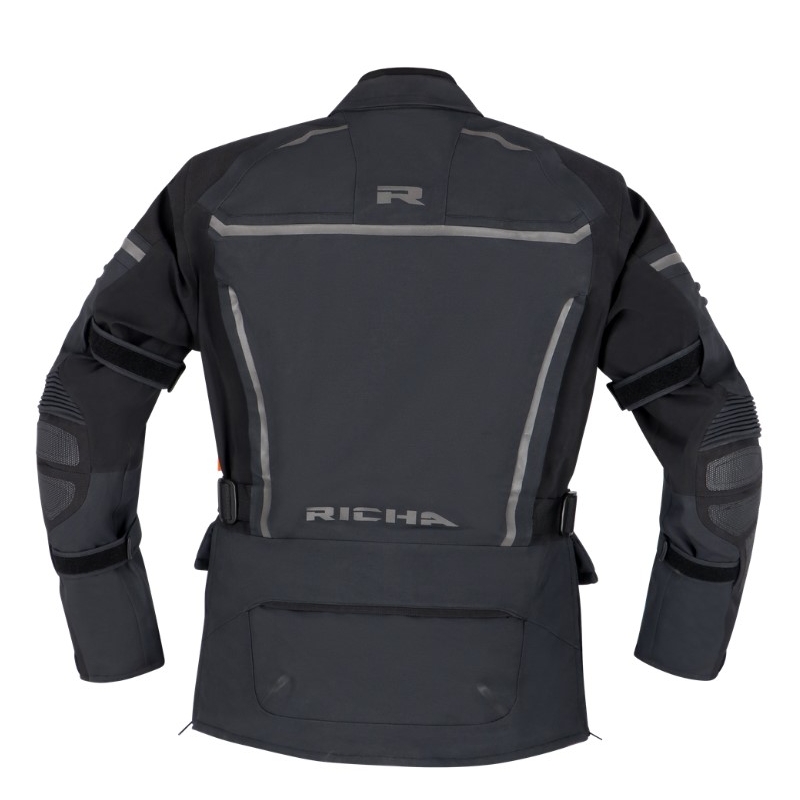 Veste de moto RICHA Atlantic 2 Gore-Tex noir pour femme soldes
