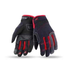 Gants moto SEVENTY DEGREES SD-C48 noir et rouge