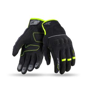 Gants moto SEVENTY DEGREES SD-C54 noir-jaune fluo