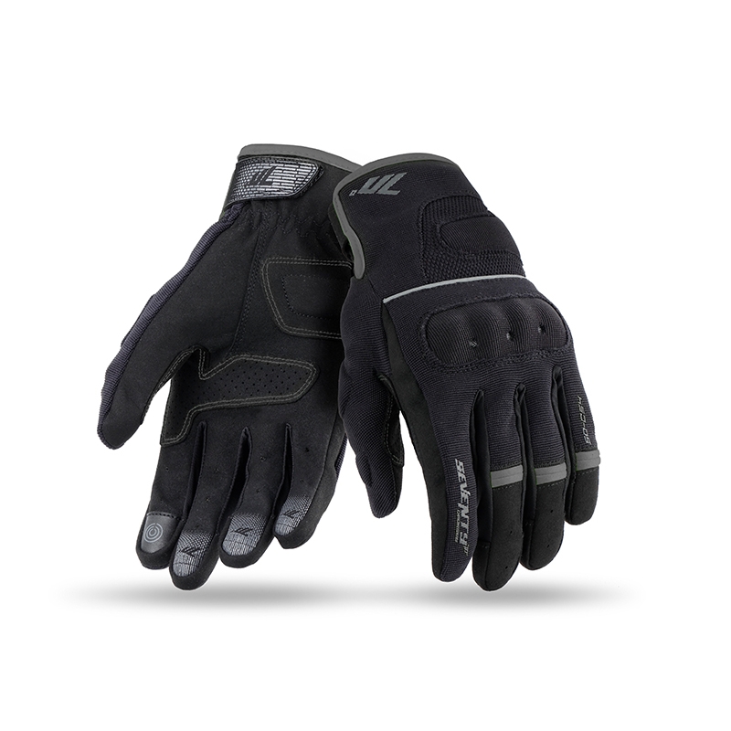 Gants moto SEVENTY DEGREES SD-C54 noir-gris