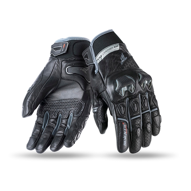 Gants moto SEVENTY DEGREES SD-N32 noir-gris