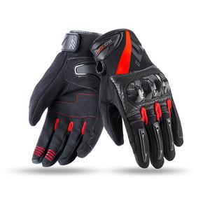 Gants moto SEVENTY DEGREES SD-N14 noir-rouge