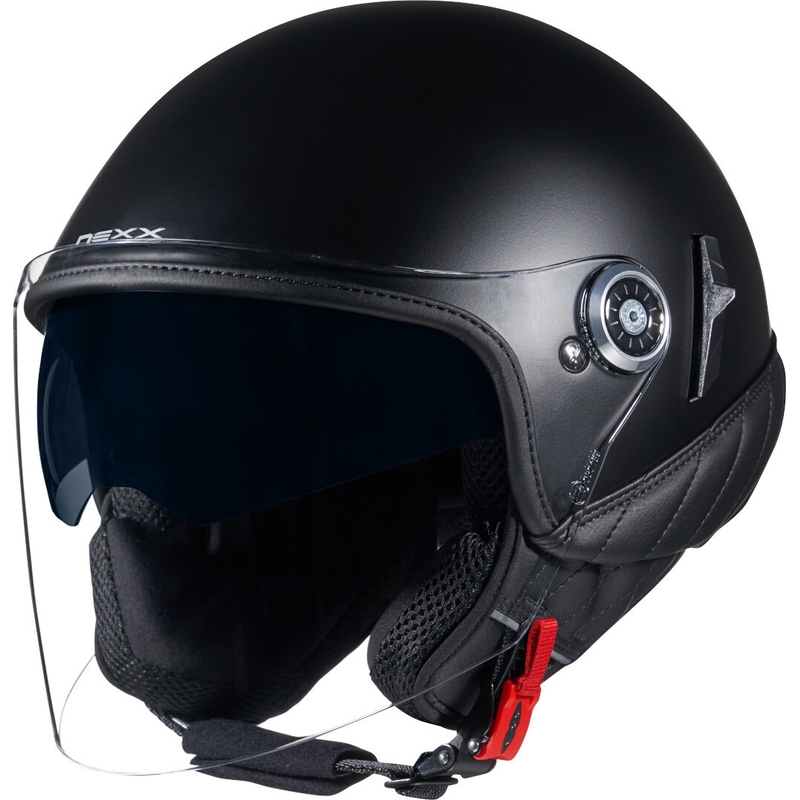 Casque moto ouvert NEXX SX.60 Artizan noir soldes