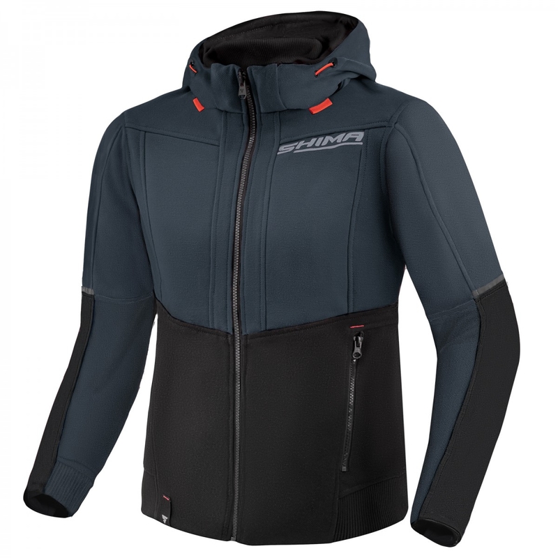Sweat moto femme Shima Daybreaker noir-gris