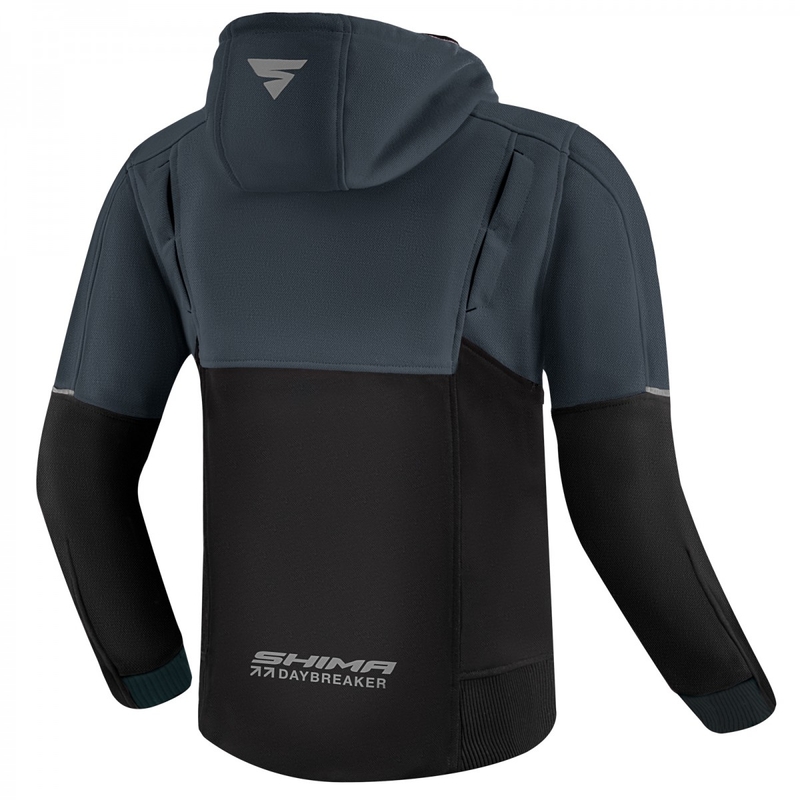 Sweat moto femme Shima Daybreaker noir-gris