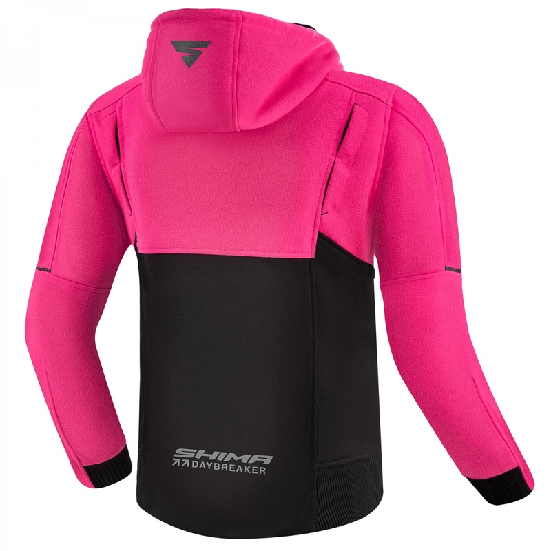Sweat moto femme Shima Daybreaker noir-rose