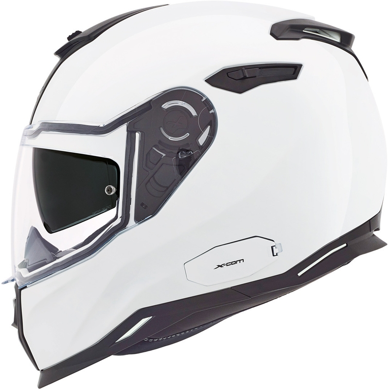 Casque moto intégral NEXX SX.100 Core blanc soldes