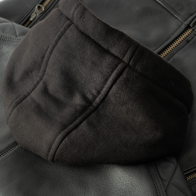 Veste moto noire Ozone Striker soldes
