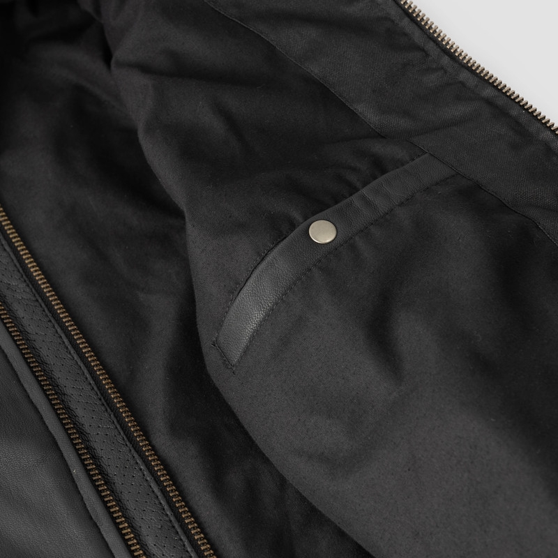 Veste moto noire Ozone Striker soldes