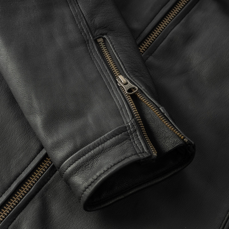 Veste moto noire Ozone Striker soldes