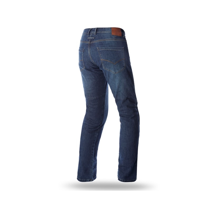 Jeans moto SEVENTY DEGREES SD-PJ2 bleu