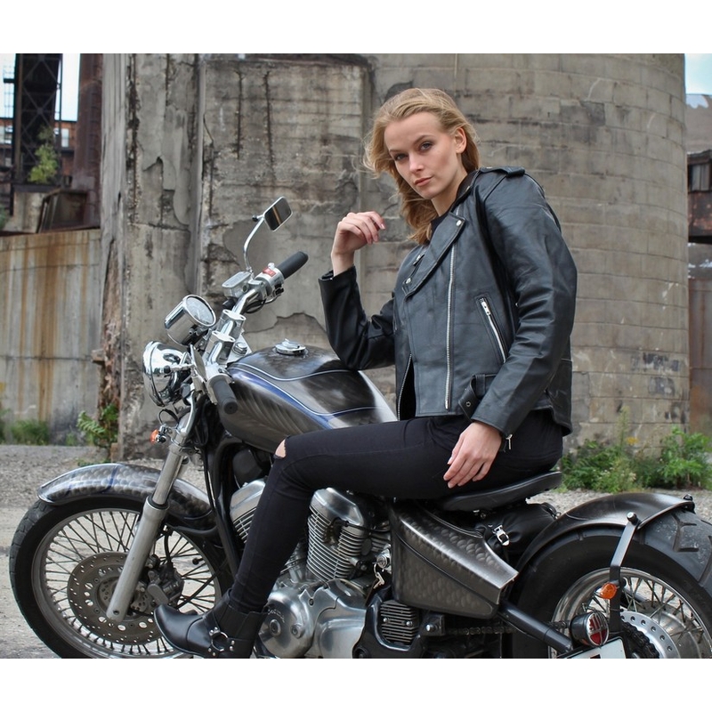 Escarpin en cuir pour femme RSA Chopper noir