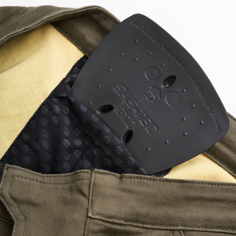 BROGER Alaska II jeans moto vert olive soldes
