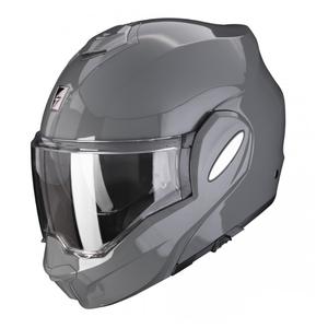 Casque modulable Scorpion EXO-TECH EVO gris ciment