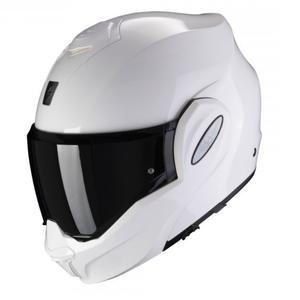 Casque modulable Scorpion EXO-TECH EVO blanc brillant