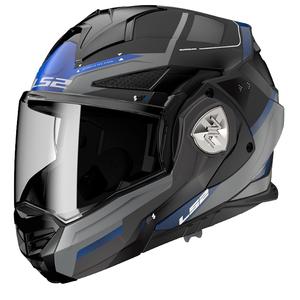 Casque moto modulable LS2 FF901 Advant X Spectrum noir-bleu-titane