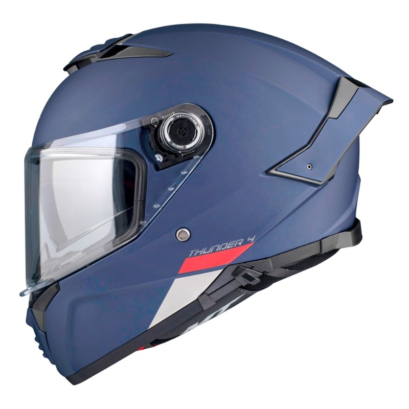 Casque moto intégral MT FF118SV Thunder 4 SV bleu mat soldes
