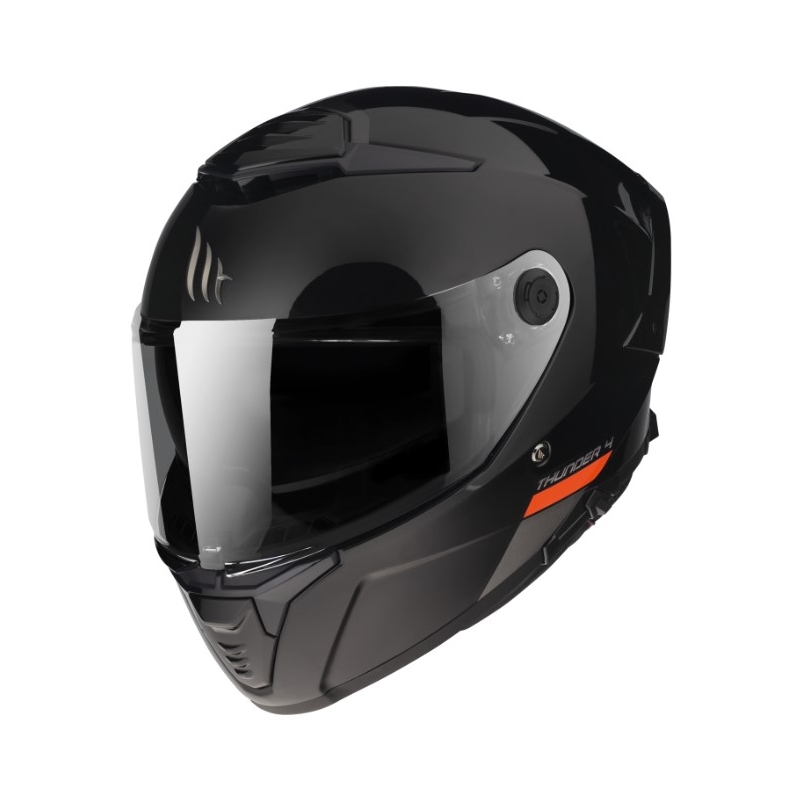 Casque intégral de moto MT FF118SV Thunder 4 SV noir brillant