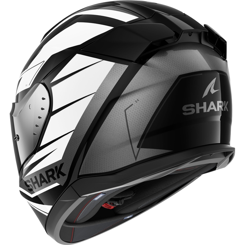 Integrální přilba na motorku SHARK D-SKWAL 3 Sizler černo-šedo-bílá