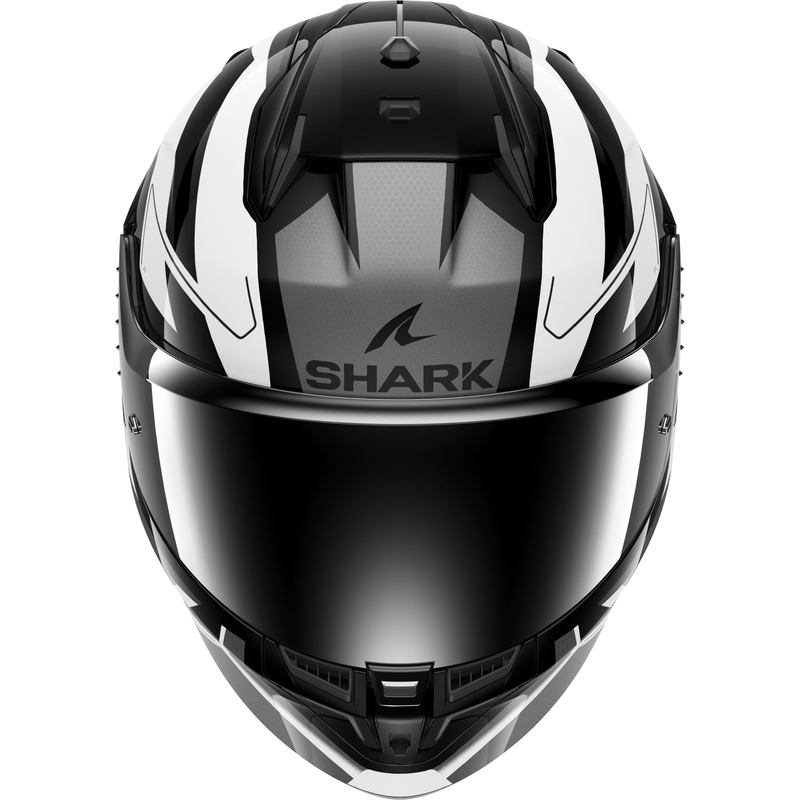 Integrální přilba na motorku SHARK D-SKWAL 3 Sizler černo-šedo-bílá